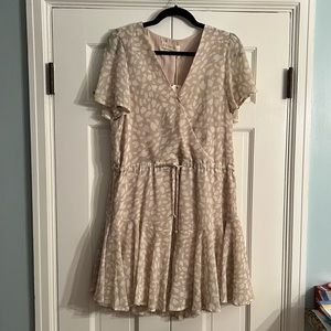 By Together Printed Chiffon Wrap Dress Women’s M